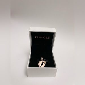 Rose Gold Pandora Dinosaur Dangle Charm